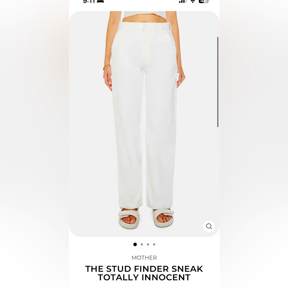 (Brand new) Mother Denim The Stud Finder Sneak Totally Innocent